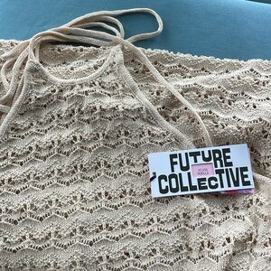Future Collective crocheted halter dress